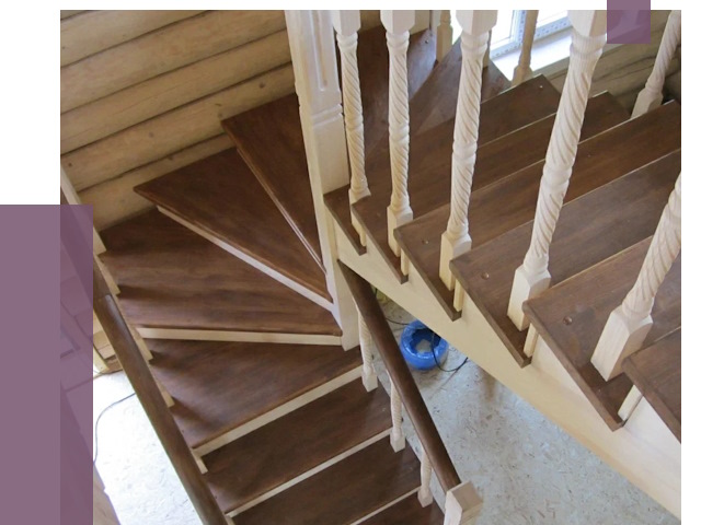 Реставрация деревянных лестниц в Муравленке от 4497 руб.