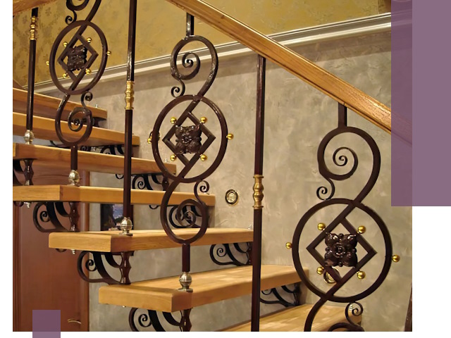 Изготовление кованых лестниц под ключ в Муравленке