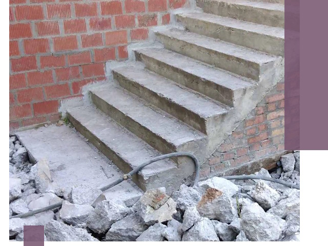 Демонтаж бетонных лестниц в Муравленке: быстро и безопасно