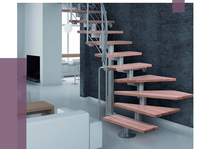 Модульные лестницы в Муравленке от 17665 руб. — купить в ПРОЛЁТ-Мрв