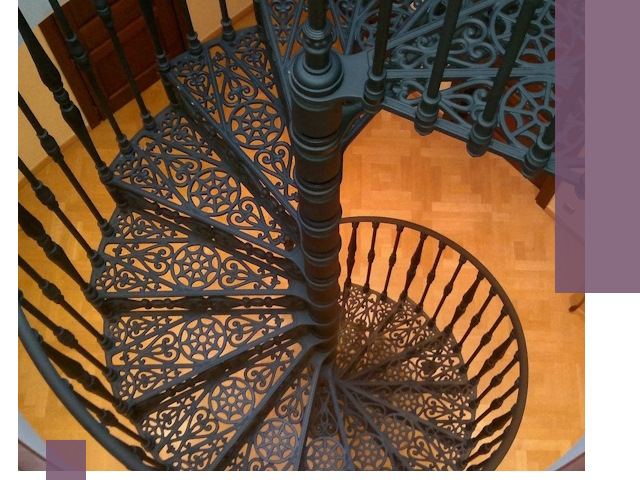 Винтовые лестницы под ключ в Муравленке: производство и монтаж