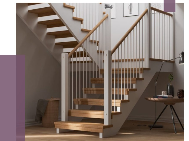 Маршевые лестницы в Муравленке от 39880 руб. — монтаж | ПРОЛЁТ-Мрв