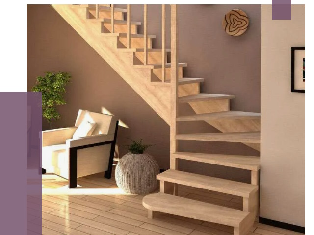 Изготовление Г-образных лестниц в Муравленке от 19806 руб. 