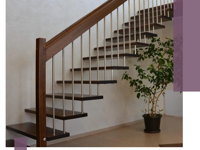 Лестницы на больцах под ключ в Муравленке – изготовление и монтаж