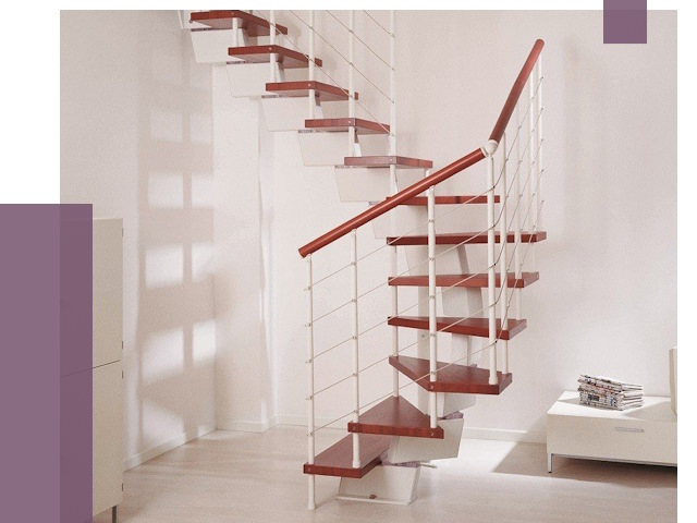 Изготовление лестниц на больцах в Муравленке от 10171 руб. | ПРОЛЁТ-Мрв