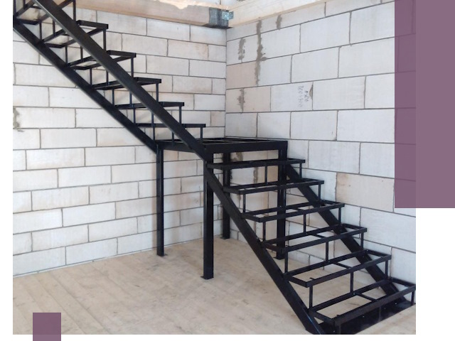 Лестницы на металлокаркасе под ключ в Муравленке — изготовление и монтаж