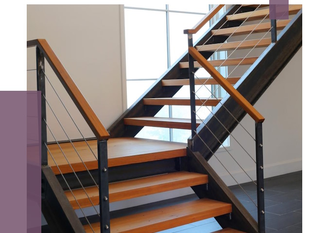 Изготовление лестниц на металлокаркасе в Муравленке от 19806 руб. | ПРОЛЁТ-Мрв