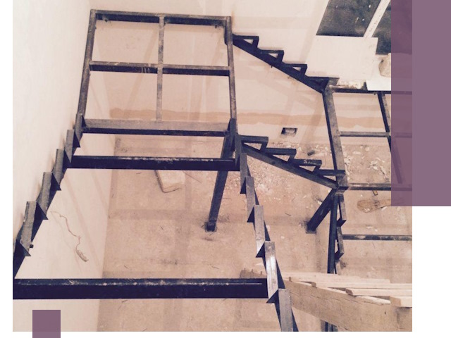 Монтаж лестниц на металлокаркасе в Муравленке быстро и качественно