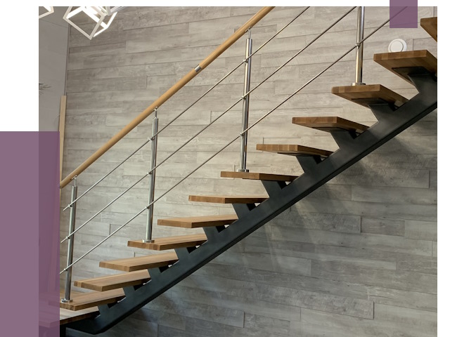 Изготовление лестниц на монокосоуре в Муравленке от 79760 руб. 