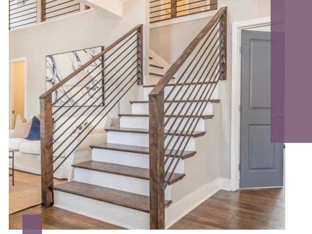 Лестницы для коттеджа под ключ в Муравленке — изготовление и монтаж