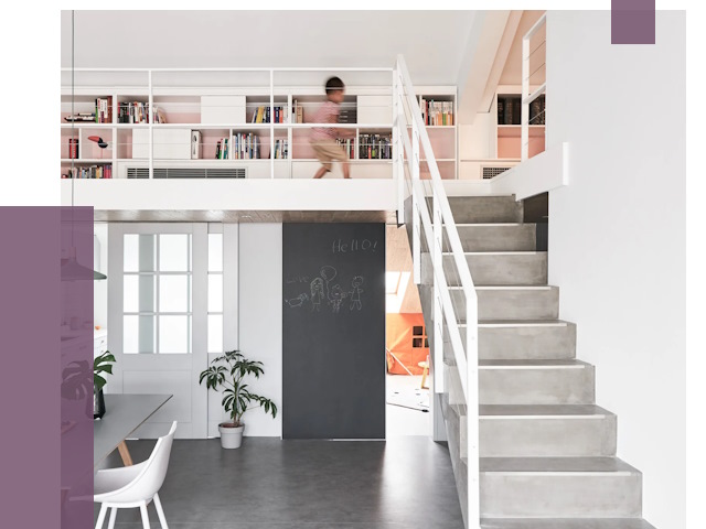 Лестницы для двухуровневой квартиры в Муравленке от 184679 руб. | ПРОЛЁТ-Мрв