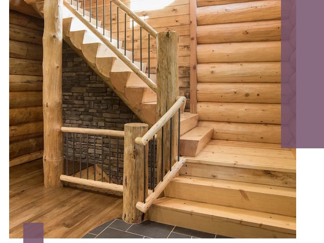 Лестницы в баню под заказ и профессиональный монтаж в Муравленке