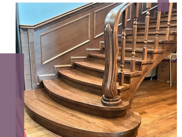 Дубовые лестницы под ключ в Муравленке от 184679 руб. — ПРОЛЁТ-Мрв