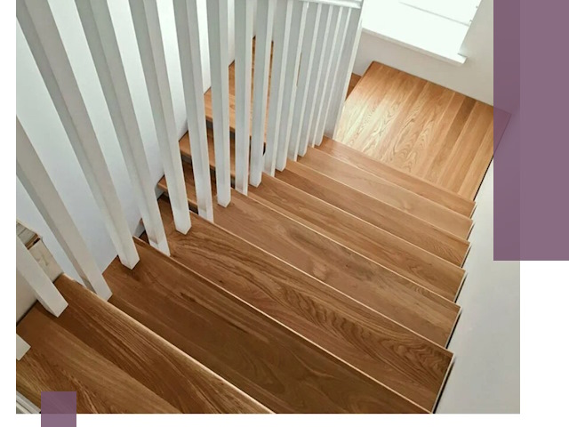 Лестницы из бука в Муравленке: изготовление, монтаж и демонтаж