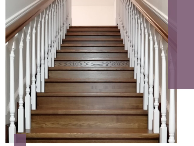 Лестницы из ясеня на заказ в Муравленке — изготовление и монтаж