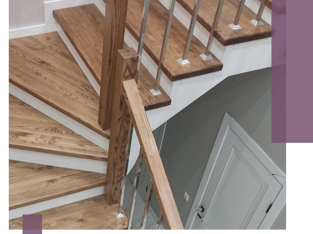 Обшивка металлических лестниц под ключ в Муравленке