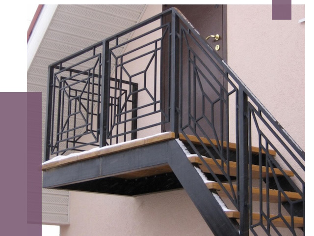 Металлические перила в Муравленке от 4497 руб.  | ПРОЛЁТ-Мрв