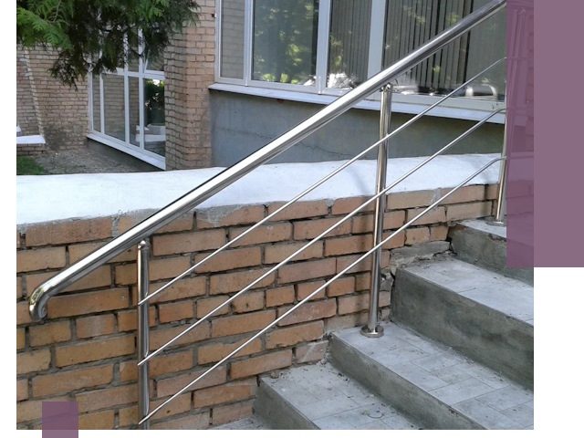 Перила из нержавеющей стали высокого качества в Муравленке