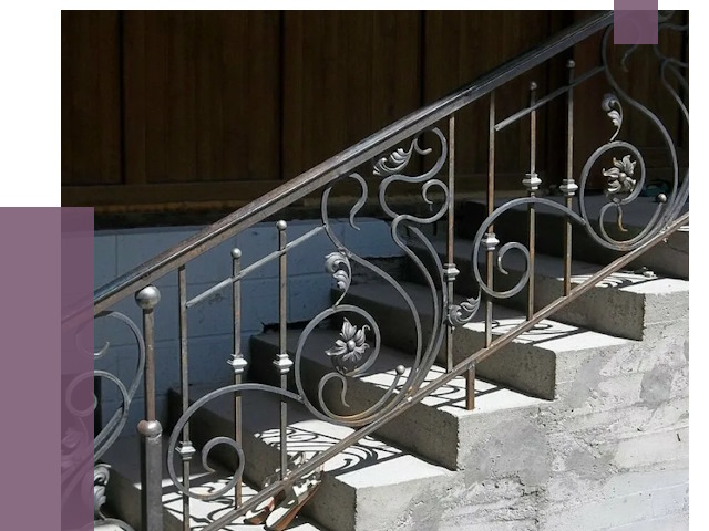 Кованые перила в Муравленке от 9100 руб. под ключ — качество от ПРОЛЁТ-Мрв