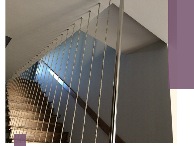 Тросовые перила под ключ в Муравленке — производство и монтаж