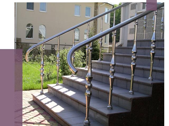 Перила для крыльца в Муравленке от 11241 руб. — монтаж ПРОЛЁТ-Мрв