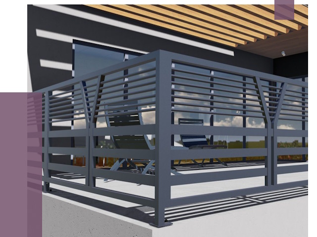 Изготовление балконных ограждений в Муравленке от 11241 руб. | ПРОЛЁТ-Мрв