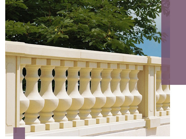 Установка балюстрады в Муравленке: изготовление и монтаж под ключ