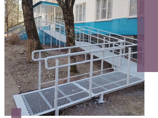 Пандусы под ключ в Муравленке: изготовление, монтаж и демонтаж