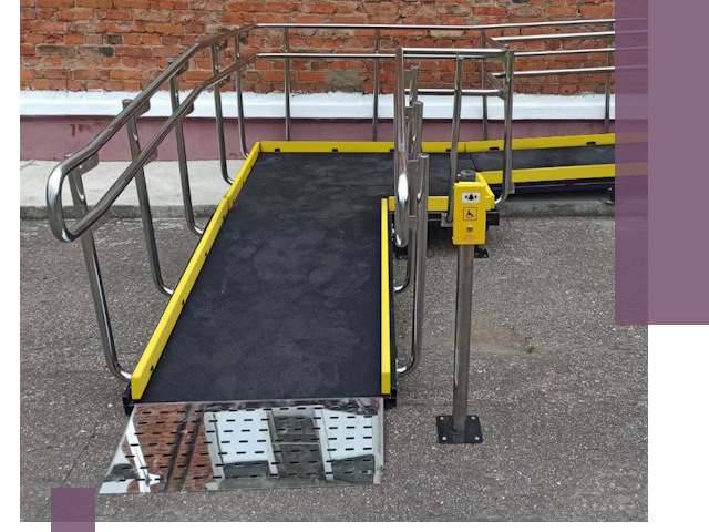 Изготовление наклонных пандусов для инвалидов в Муравленке