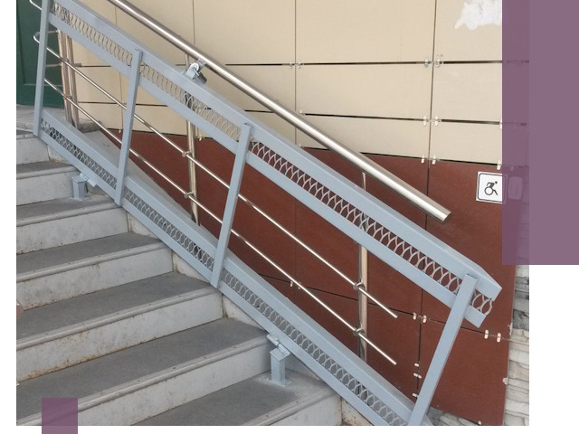 Изготовление откидных пандусов под ключ в Муравленке