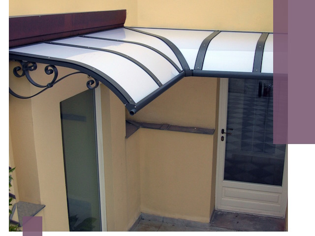 Монтаж козырьков любой сложности в Муравленке под ключ