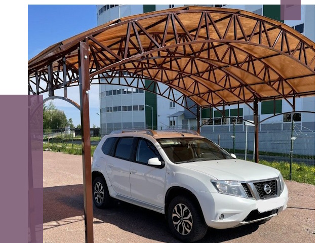 Недорогие навесы в Муравленке от 44965 руб.  | ПРОЛЁТ-Мрв