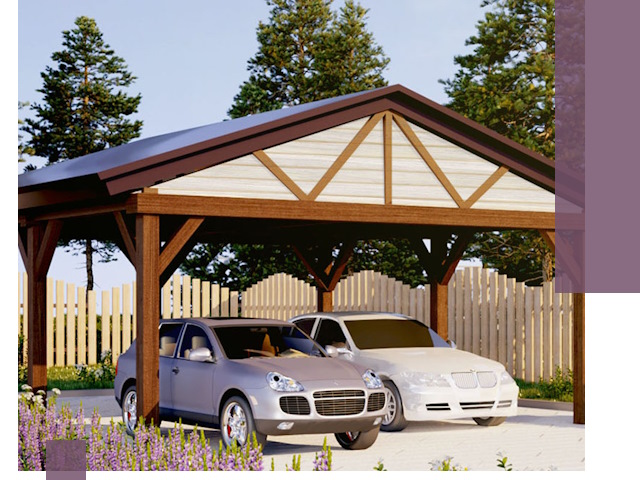 Навесы для автомобиля в Муравленке — изготовление и монтаж