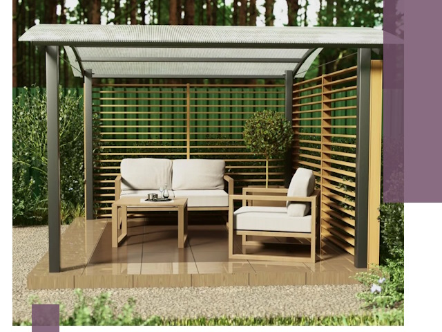 Навесы для дачи в Муравленке: изготовление, монтаж и демонтаж