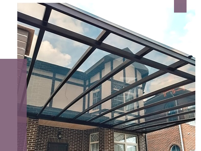 Навесы из поликарбоната в Муравленке от 9014 руб. под ключ — ПРОЛЁТ-Мрв