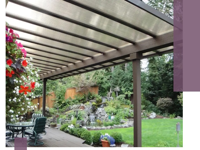 Навесы из поликарбоната под ключ в Муравленке быстро и надёжно