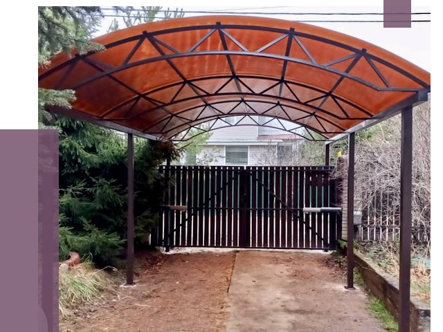 Арочные навесы в Муравленке от 13329 руб. — изготовление и монтаж | ПРОЛЁТ-Мрв