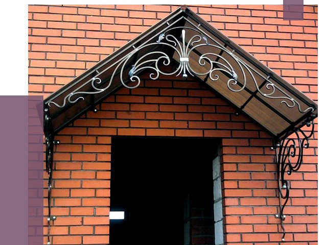 Металлические козырьки в Муравленке от 11188 руб. 