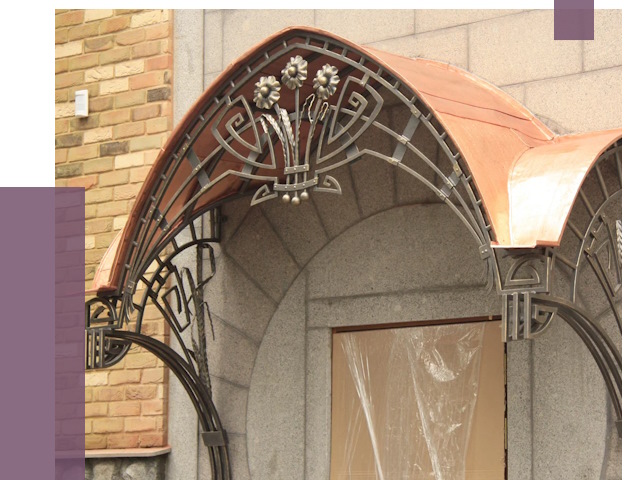 Арочные козырьки в Муравленке от 15256 руб. 