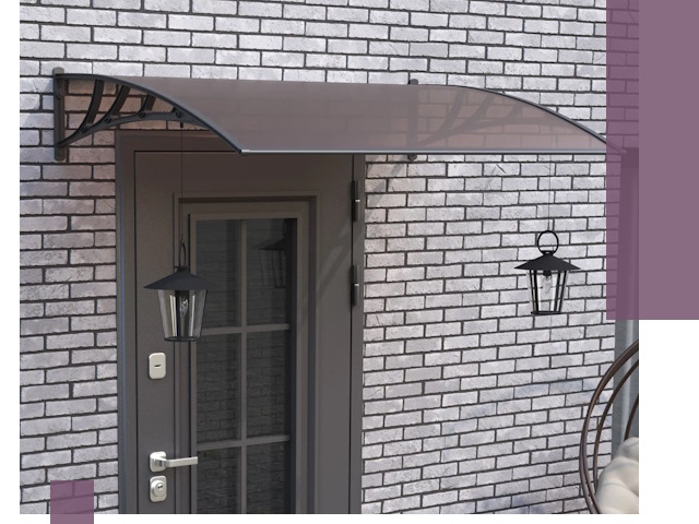 Недорогие козырьки и навесы под ключ в Муравленке