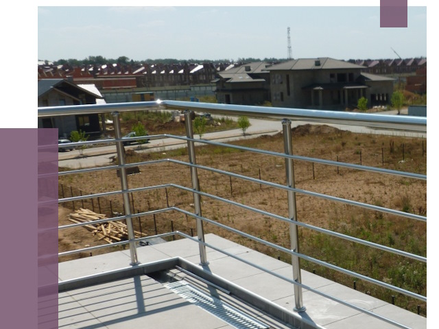 Парапеты из нержавеющей стали в Муравленке от 8351 руб. за м² | ПРОЛЁТ-Мрв