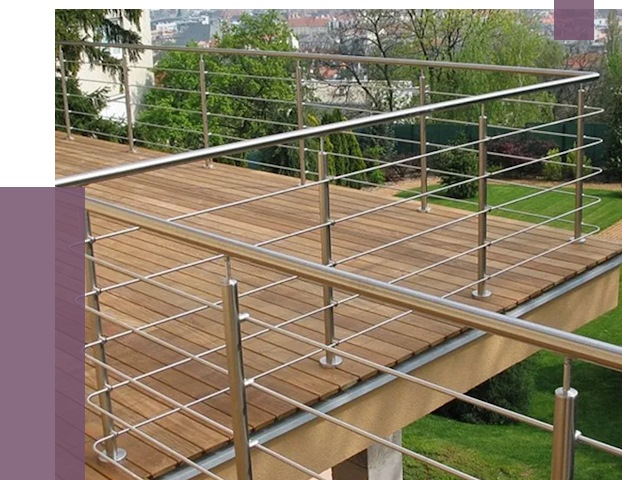 Алюминиевые парапеты в Муравленке под ключ от 8137 руб. 