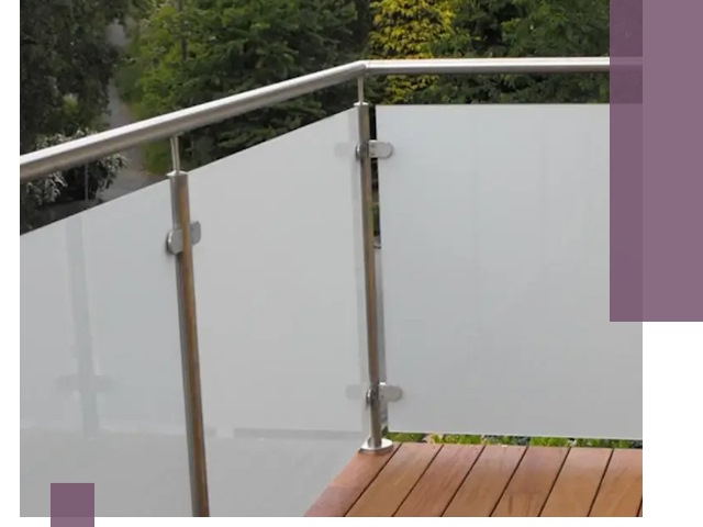 Алюминиевые парапеты для балконов и террас в Муравленке