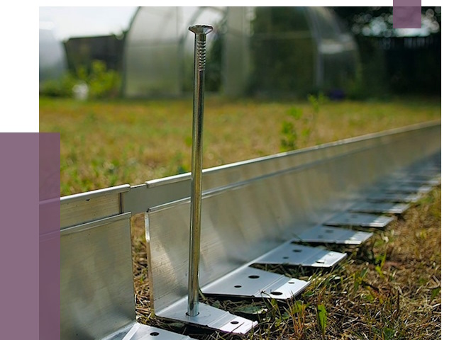 Металлические бордюры для газона в Муравленке от 4497 руб. | ПРОЛЁТ-Мрв