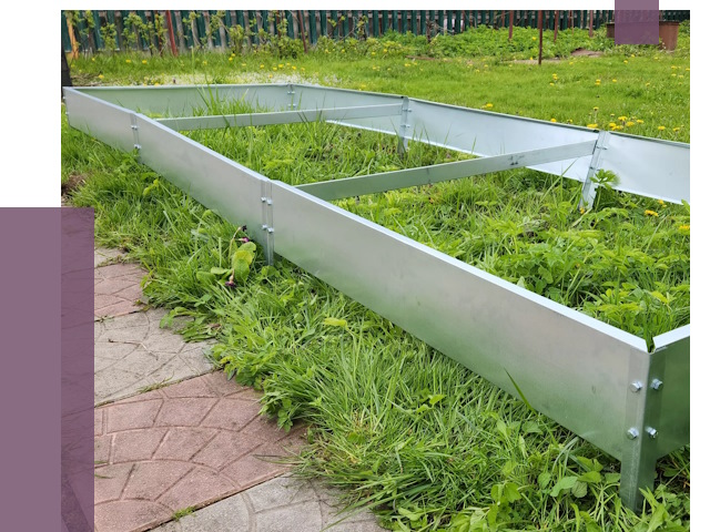 Металлические бордюры для грядок в Муравленке от 1874 руб. 