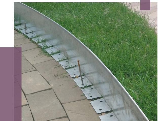 Металлические бордюры для тротуаров в Муравленке от 9100 руб.