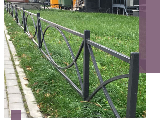 Газонные ограждения из металла в Муравленке — монтаж и продажа