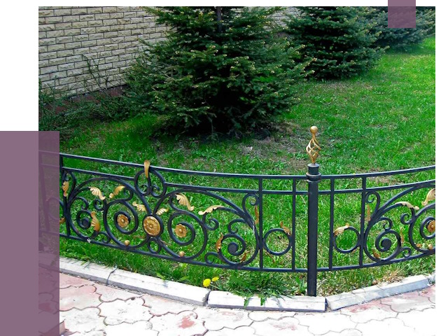 Кованые газонные ограждения в Муравленке от 7976 руб. — ПРОЛЁТ-Мрв
