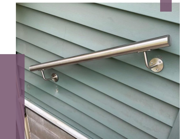 Поручни из нержавеющей стали в Муравленке от 8030 руб.  | ПРОЛЁТ-Мрв